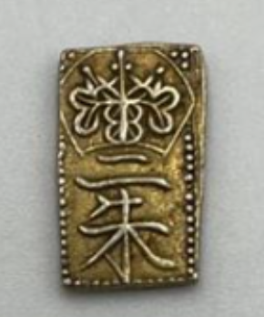 二朱金　二枚　約1.5g　約1.5g　骨董品　詳細不明 1:12GHI0.5 Yahoo!オークション -「天保二朱判金」の落札相場・落札価格