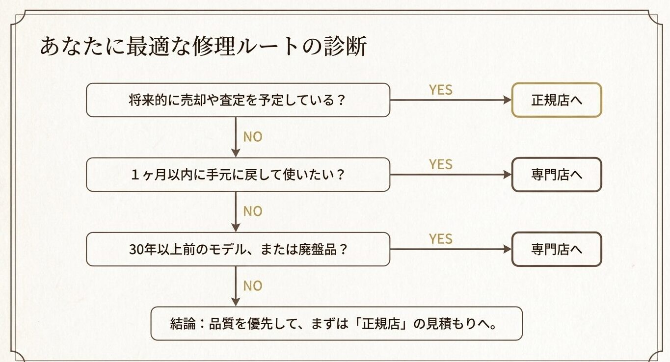 ルイヴィトン修理