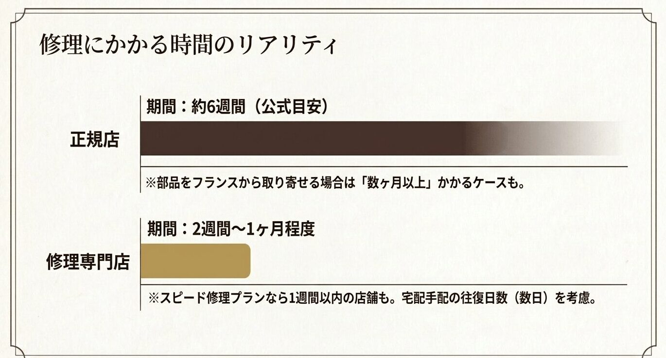 ルイヴィトン修理