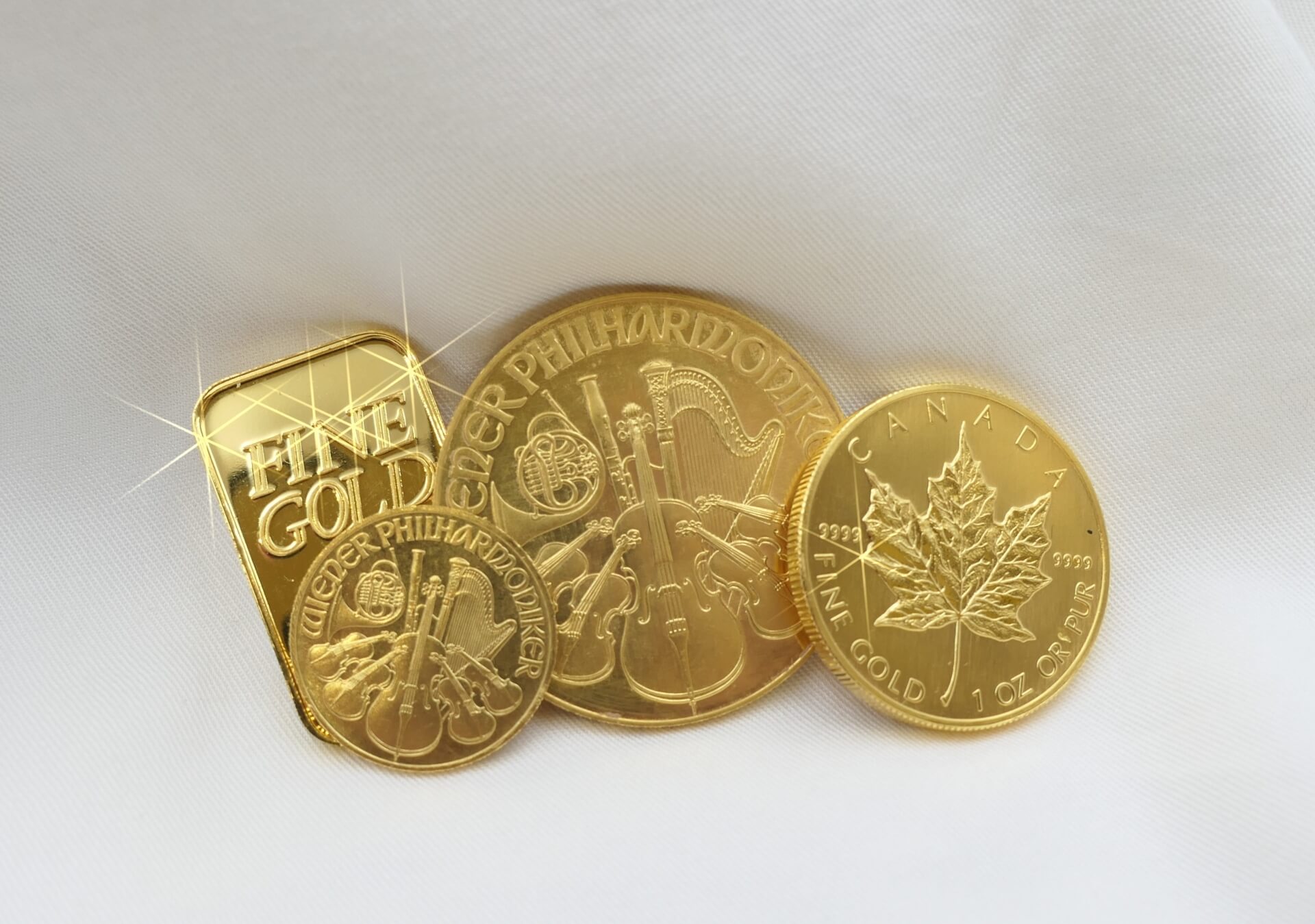 金貨、インゴット