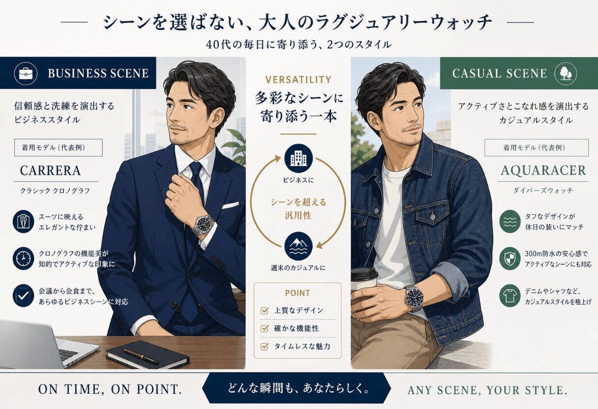 40代こそタグホイヤーが似合う理由