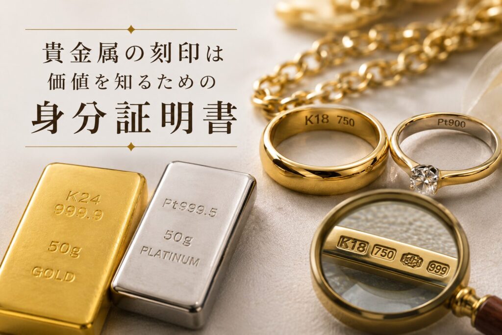貴金属 刻印一覧