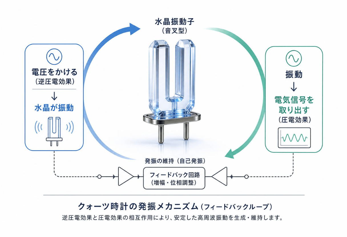 水晶振動子図解