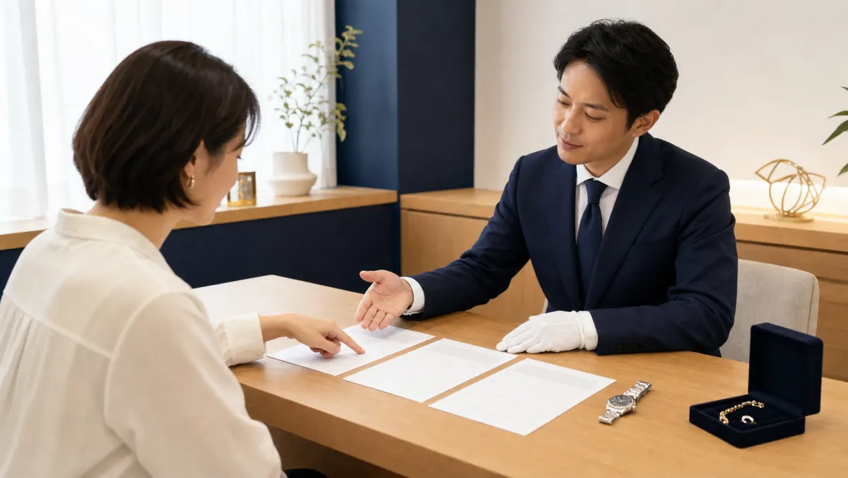 他の査定額を伝える交渉と断り方を示すイメージ画像