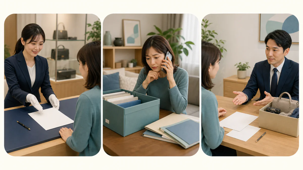 買取の領収書に関するよくある質問のイメージ