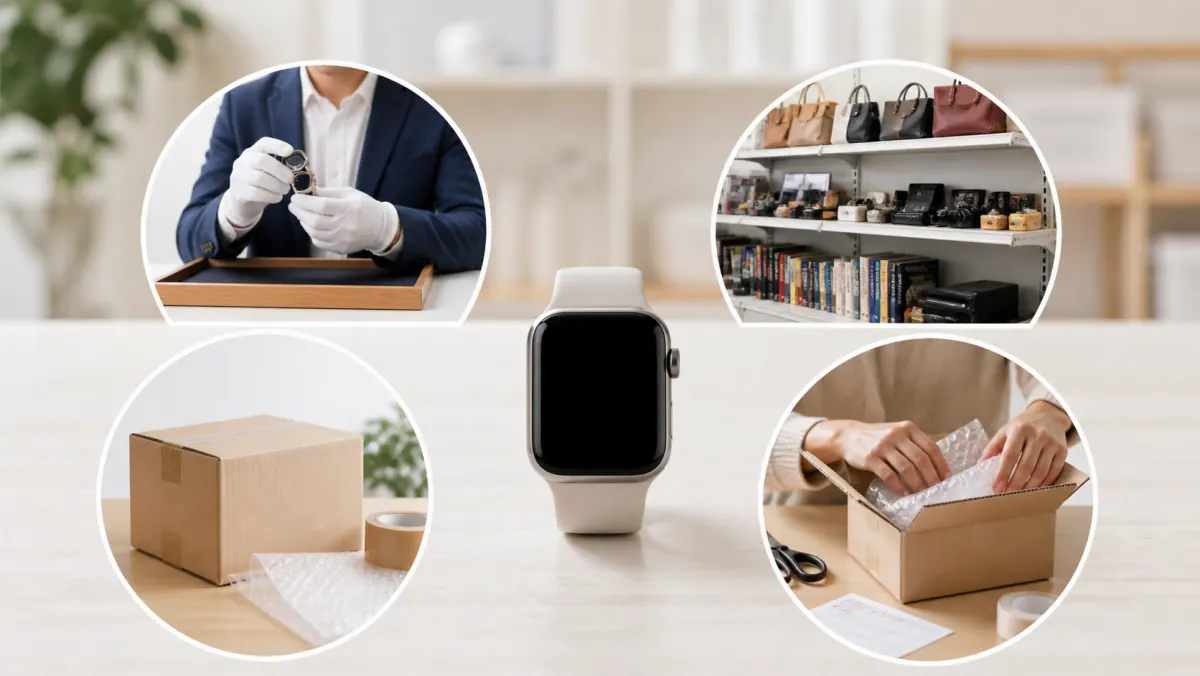 アップルウォッチの売り先4タイプを比較