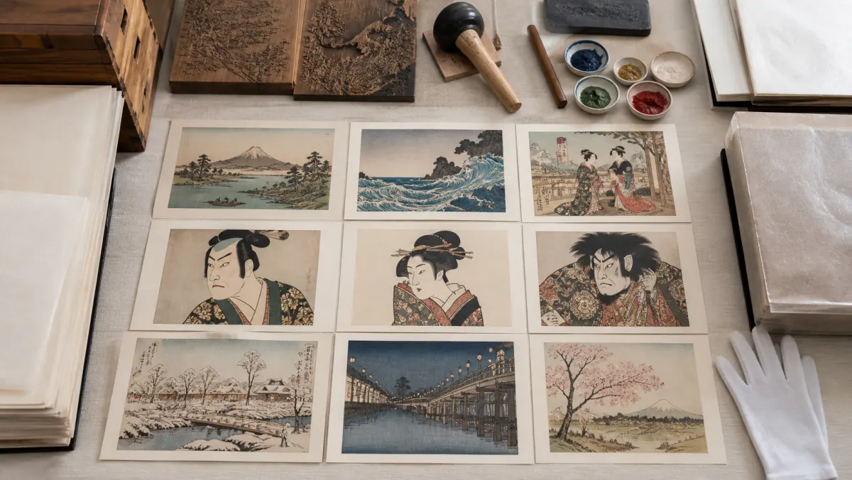 浮世絵で有名な絵師9人と代表作の一覧
