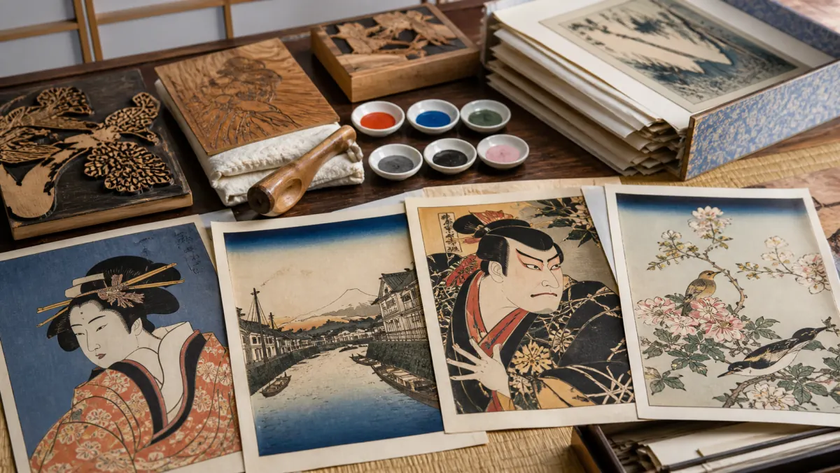 浮世絵の4大ジャンルと代表する有名絵師