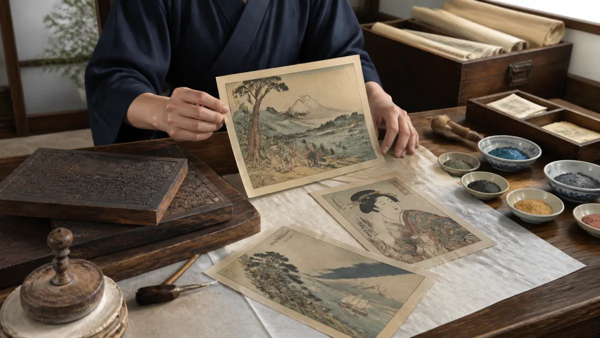 手元の浮世絵が有名絵師の作品か確かめる4つの手がかり