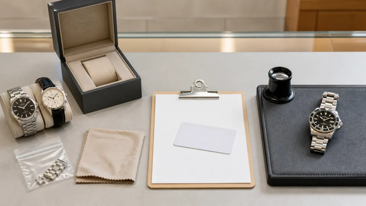 時計を売る時の準備は3ステップで完了する